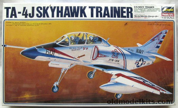 Hasegawa 1/32 TA-4J Skyhawk - US Navy VF-126 Bicentennial 1776-1976, S24 plastic model kit